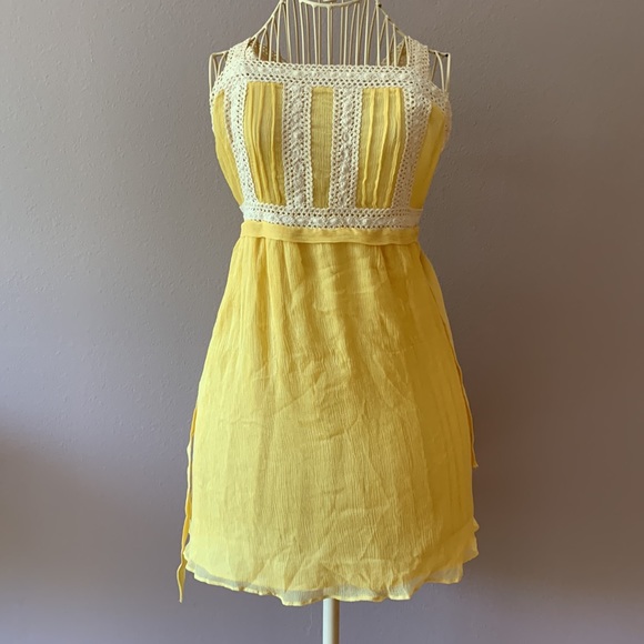 Vintage 🌞💛 100% Silk sundress - Picture 4 of 16